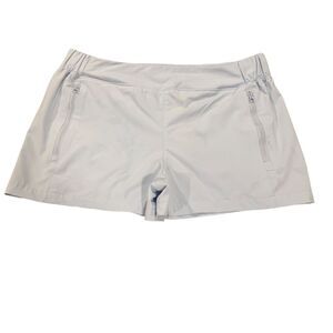 Reel Legends Womens Blue Outdoors Beach Coastal Zip Pockets Shorts S Fishing